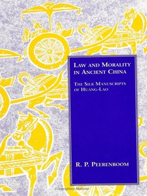 cover image of Law and Morality in Ancient China